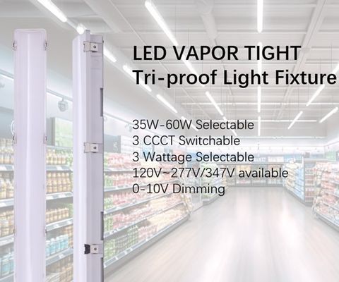 Lâmpada de garagem LED de vapor de poupança de energia com 50000 horas de vida útil e IP66 IK10