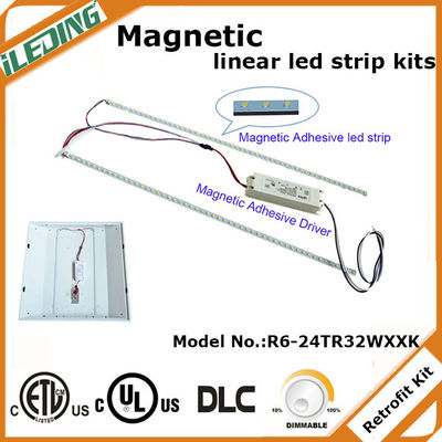 Poupança de energia Dimming LED Magnético 5CCT 3P Selecionável Instalação rápida Kit de adaptação linear