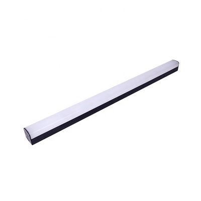 ETL DLC Linear Led Batten Light Fixture Tube com 3CCT sintonizável para interiores comerciais