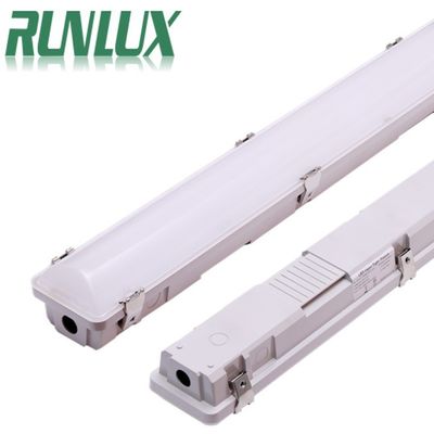 IP66 IK10 LED Vapor Tight Light 2ft/4ft/5ft/8ft Industrial LED Tri Proof Light para Armazém
