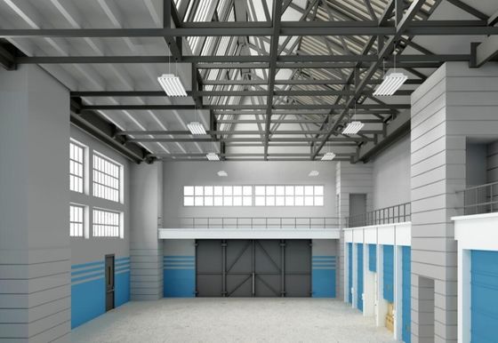 ETL DLC Linear Led Batten Light Fixture Tube com 3CCT sintonizável para interiores comerciais