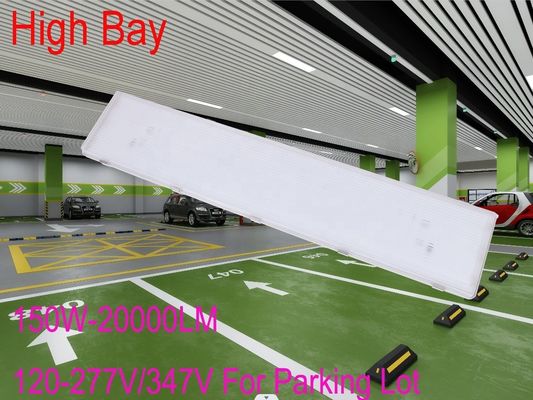 100W 3500K 4FT LED Vapor Tight High Bay IP67 com difusor de policarbonato transparente