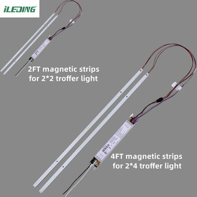 Kit de adaptação LED magnético linear durável com 50000 horas de trabalho e fluxo luminoso de 5075lm