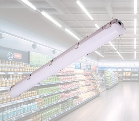 LED Vapor Tight Garage Light Fixture Industrial IP66 2ft/4ft/5ft/8ft Facilidade de instalação Iluminação de armazém