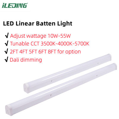 2FT-8FT LED ligável Linear Batten Light Linear para escritório 10W 18W 35W Light