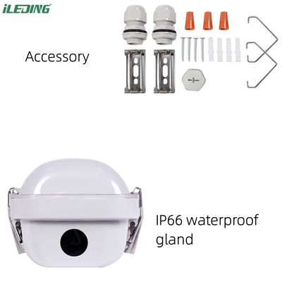 Industrial 60W 4FT LED Vapor Tight Garage Light Fixture IP67 condutor à prova d'água 120-277V / 120-347V