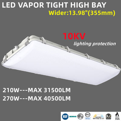 Controle de sensores 200W LED Vapor Tight High Bay Utilização comercial para Armazém IK10 IP67 Impermeável