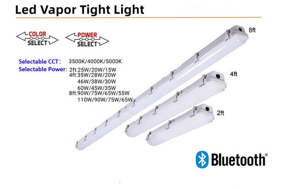 Lâmpada LED à prova de vapor para lâmpadas comerciais e industriais Alta eficiência luminosa lm/w 140