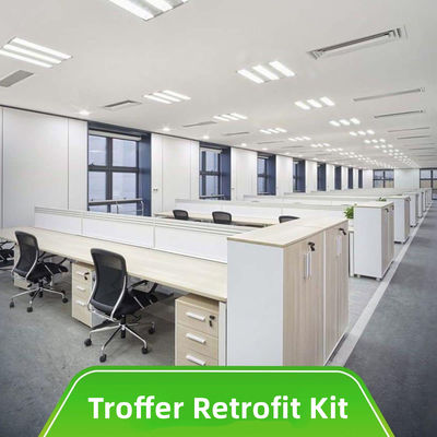DLC 140Lm/W Magnetic LED Light Troffer Kit de adaptação linear para o mercado dos EUA Ajuste 5CCT