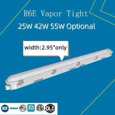 4FT Tri Proof LED Light Fixture 42W Linear Vapor Tight Light Para Armazenamento de Alimentos Durável
