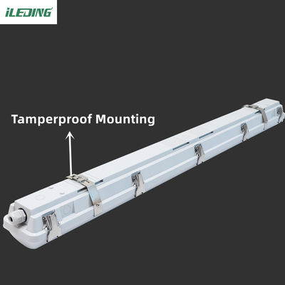 AC 110V Parking LED Tube Vapor Tight Luminaire 4FT IP66 LED Iluminação à prova d'água