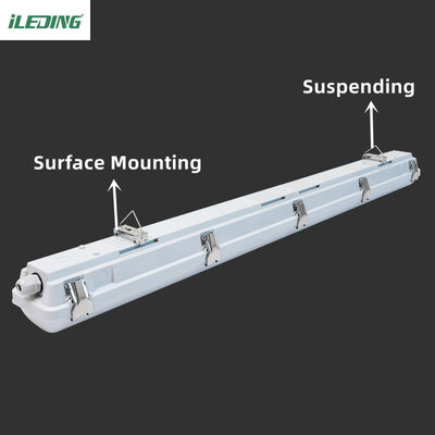 AC 110V Parking LED Tube Vapor Tight Luminaire 4FT IP66 LED Iluminação à prova d'água