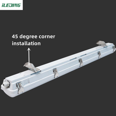 AC 110V Parking LED Tube Vapor Tight Luminaire 4FT IP66 LED Iluminação à prova d'água