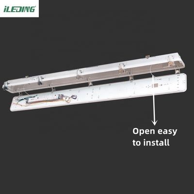 4kg Pendente Tri Proof LED Vapor Tight Warehouse Light Fixture 4FT 46W 65W IP66 65W