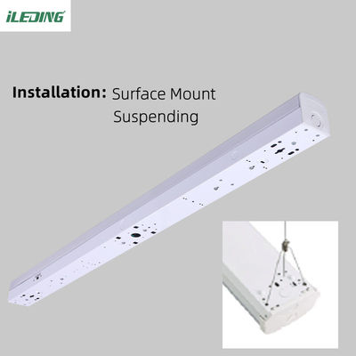 Controle de sensor 2FT 4FT 8FT Led Linear Batten Light 35w 46w 65w Shop Light Fixture 120-347V