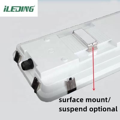 IP67 155W 3500K 4000K 5000K 4FT LED Vapor Tight High Bay para armazenamento industrial à prova de umidade