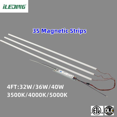 85 CRI Magnético 4FT LED Kit de adaptação linear para escritório comercial 2x4 Troffer Light