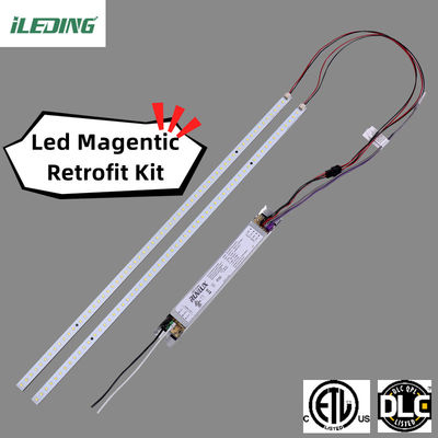 ETL DLC 32W Troffer Retrofit Kit para 4FT LED magnético 2*4 2*2 Light Linear retrofit Kit