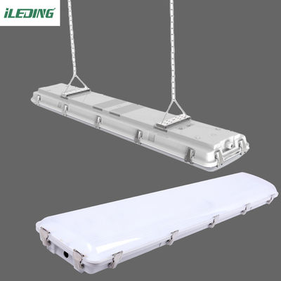 150lm/w 4FT 40500LM 270W LED Vapor Tight High Bay Warehouse Light Fixture IP67 Impermeável