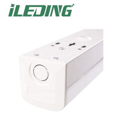 Suporte de dimmer 2ft 4ft 8ft 46W 38W 30W LED Batten Light Fixtures Commercial Usos industriais Luz