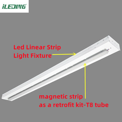 1kg IP65 Led Magnetic Linear retrofit Kit Troffer luminária para escritório comercial