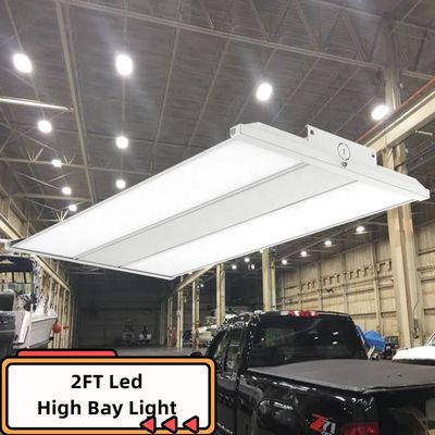 50000 Horas de vida útil PC Material Potência CCT Switchable 2FT 105W LED Linear High Bay Light