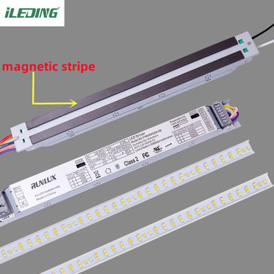 4FT PC Cover Office Led Kit de adaptação linear Kit de adaptação de troffer magnético 35W 28W 20W
