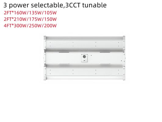 160W 2FT 4FT LED Linear High Bay Light Fixture para escritório comercial interior