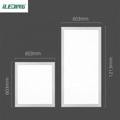 Sensor de movimento Iluminação de escritório 2x4 Edge-Lit 1200x600 Flat Dimmable LED Panel Square Light 30W/40W/50W