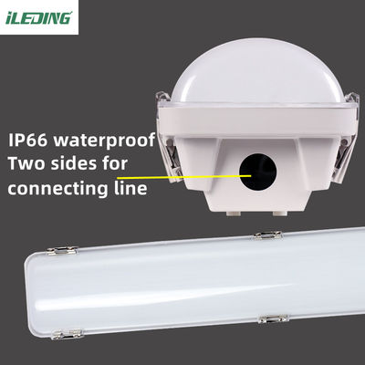 4FT Workshop LED Vapor Tight Garage Light Fixture Temperatura de cor de luz diurna e classificação de resistência à água IP66