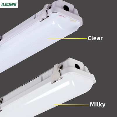 4FT Workshop LED Vapor Tight Garage Light Fixture Temperatura de cor de luz diurna e classificação de resistência à água IP66