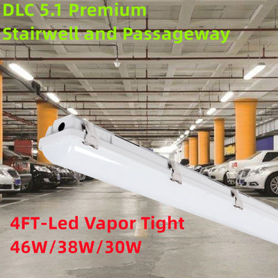 4FT 46W Lâmpada linear LED Vapor Lâmpada de garagem apertada Vida útil 50000 horas