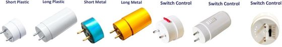 Lâmpada de tubo de vidro com tampa de extremo de plástico 17W 1200mm Tubos LED T8 com classificação IP66 e 125lm/w