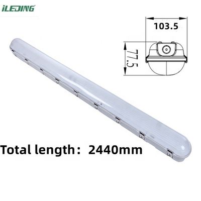 Instalação de teto 110W 8FT Led Tri-proof Weatherproof Vapor Tight Light para fazenda