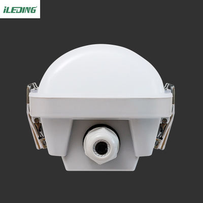 Clipes de fechamento de policarbonato cinza 4FT 46W LED Vapor Tight Light Fixture para Armazém