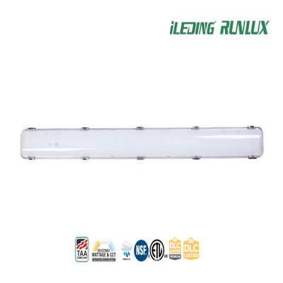 5VA FLR 140LPW 3500-5000K comutável 0-10V escurecimento ajustável LED luminária estanque ao vapor