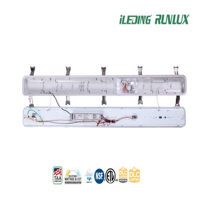 5VA FLR 140LPW 3500-5000K comutável 0-10V escurecimento ajustável LED luminária estanque ao vapor