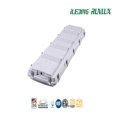 110° Iluminação de baía de policarbonato 6KV Protecção contra sobretensões IK10 Resistência a impactos