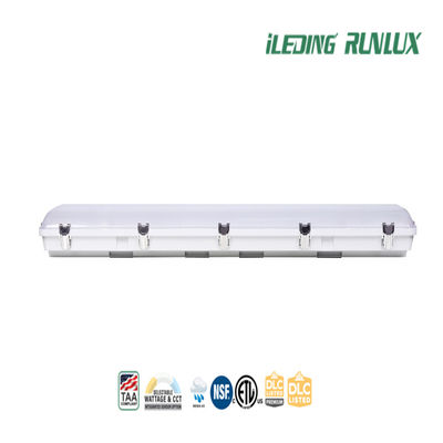 110° Iluminação de baía de policarbonato 6KV Protecção contra sobretensões IK10 Resistência a impactos
