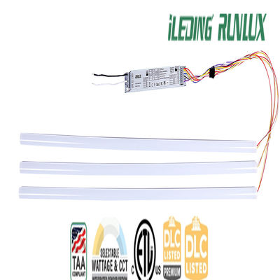 Easy Switch CCT 3500K-4000K-5000K Kit de adaptação magnética LED com lente de policarbonato