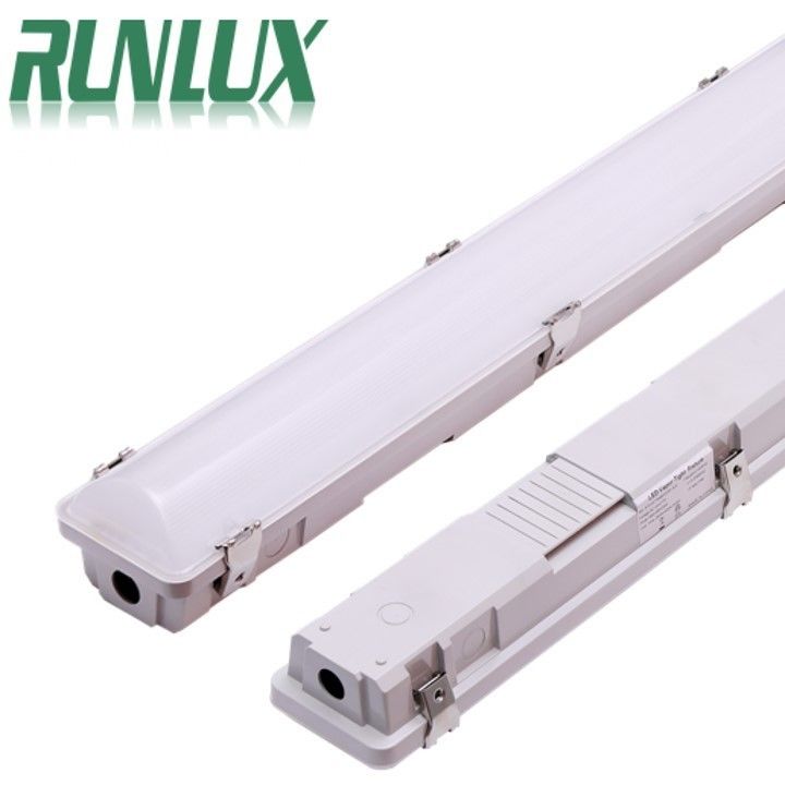 IP66 IK10 LED Vapor Tight Light 2ft/4ft/5ft/8ft Industrial LED Tri Proof Light para Armazém