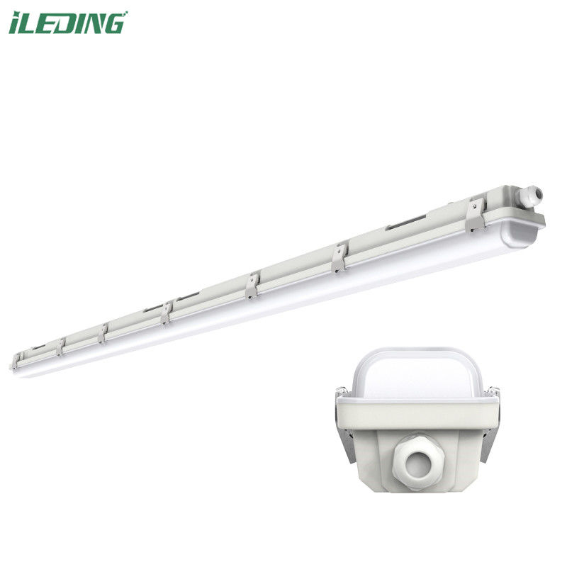 LED Vapor Tight Garage Light Fixture Dimmable IP66 LED Tri-proof Light com CRI Ra 85