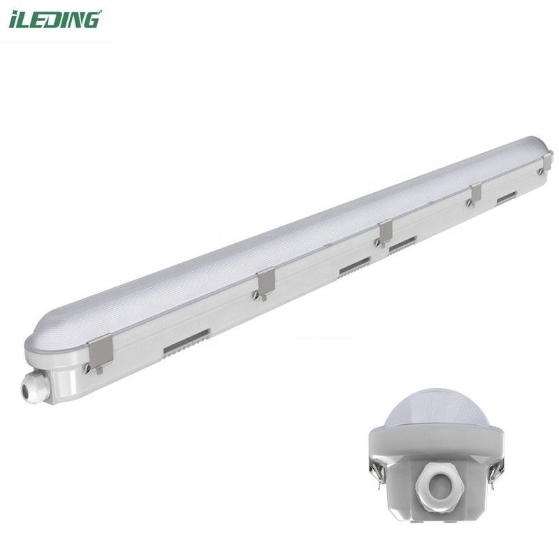 Superfície montada Tri-proof Light 5FT 24W Industrial LED Vapor Tight Fixture com CRI Ra 80
