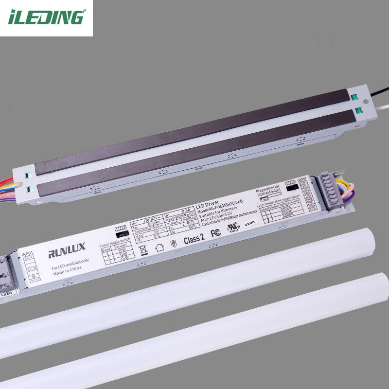 PC Material Led Kit de retrofit linear de montagem magnética Led Light 140Lm/W 2FT 25W 20W 15W