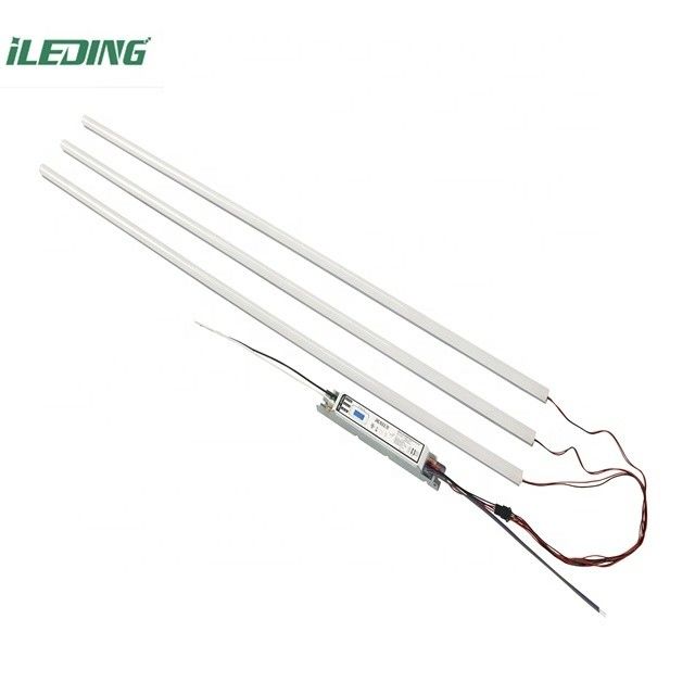 120-277V / 120-347V Condutor 2FT 4FT 49W Kit de retrofit magnético LED Luz Para Troffer Light Kit de retrofit linear