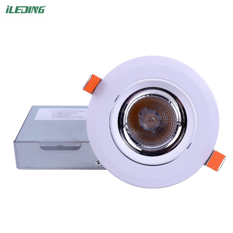 Tempo de trabalho longo 50000 horas LED sintonizável 5CCT COB 15W Light SLIM Dimmable LED Recessed Downlight