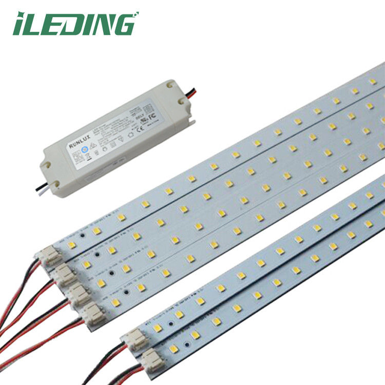 160lm/w Material magnético 2' X 4' Troffer Kit de adaptação linear para motorista de montagem magnética