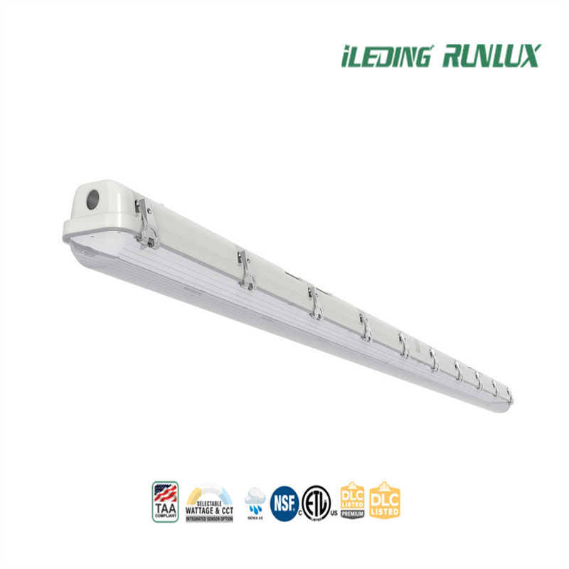 Iluminação LED à prova de poeira e poupança de energia para iluminação de armazém e garagem