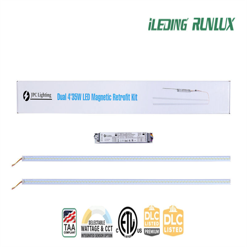 50/60Hz 145Lm/W Kit de retrofit magnético LED com vida útil de 50 000 horas
